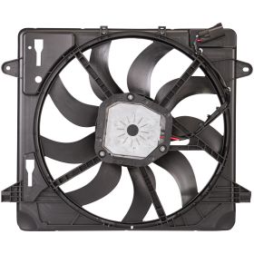 Jeep Wrangler 2012-2017 Radiator And Condenser Fan Assembly With One Big Fan - CH3115188
