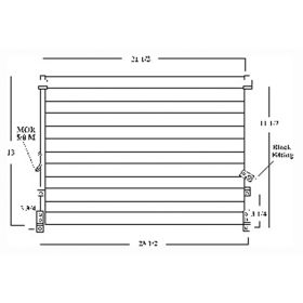 Toyota Tacoma Pickup 2wd 1998-2000 Ac Condenser - CND40133
