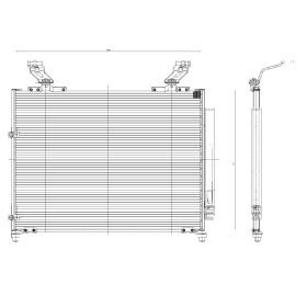 Acura MDX 2003-2006 A/c Condenser - CNDDPI3290