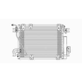 Chevrolet Tracker 1999-2004 Ac Condenser With Receiver Drier - CNDDPI4945