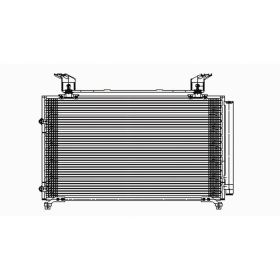 Honda Odyssey 1999-2004 Ac Condenser With Receiver Drier - CNDDPI4985