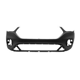 2017-2019 Ford Escape Front Bumper Cover- Upper- Black- W/O Parallel Park Assist - FO1014121-2