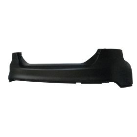 2012-2014 Ford Focus Sedan Rear Bumper Cover- Sedan- Black- W/O Sensor Holes- W/ Guide Holes - FO1100677-2