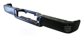 2005-2008 Ford Pickup- F150 (New Style) Rear Step Bumper Face Bar- Painted-  -From Aug 9  2005- W/O Sensor Holes - FO1102361-2
