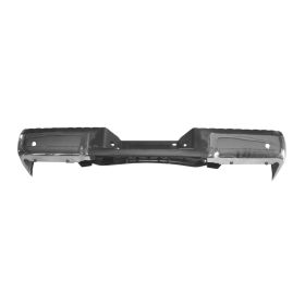 2009-2014 Ford Pickup- F150 Rear Bumper Assembly- Chrome- W/ Sensor Holes -Styleside-W/O Tow- W/ Lic Lamp & W/O Harness - FO1103166-2