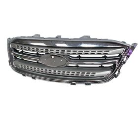 2010-2012 Ford Taurus Sho Grille Painted-Silver W/Chrome Mldg - OEM# AG1Z8200AB - FO1200526-3