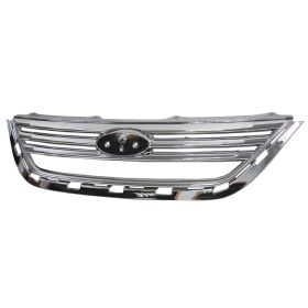2011-2013 Ford Fiesta Grille- Chrome- Sedan- Capa Certified - FO1200532-2