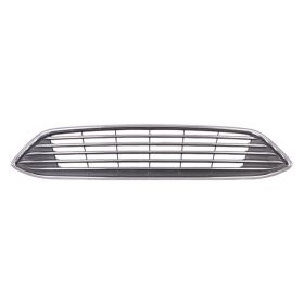 2015-2018 Ford Focus Grille Black W/Chrome Moulding W/5 Chrome Bars Titanium Model - OEM# F1EZ8200C - FO1200563-3