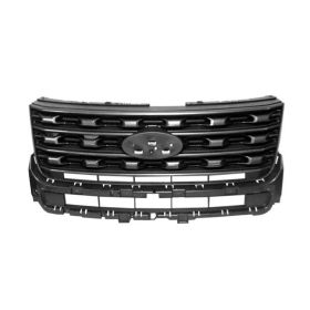 2016-2017 Ford Explorer Grille Ptd Dark Gray W/O Chrome Xlt Model W/App Pkg - OEM# FB5Z8200BB - FO1200603-3