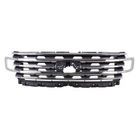 2018-2021 Ford Expedition Grille Assembly Chrome/Matte Black W/O Camera - OEM# JL1Z8200BD - FO1200647-3