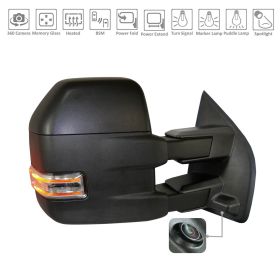 2015-2018 Ford F-150 Pickup - Passenger Side Power Door Tow Mirror - FO1321572