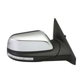 2016-2019 Ford Explorer Door Mirror Passenger Side Chrome Htd W/Memory/Signal/Puddle Lamp/Power Fold - OEM# GB5Z17682EE - FO1321618-3