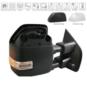 Ford Pickup F150 2018-2019 Passenger Side Power Tow Door Mirror - FO1321642