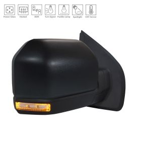2019-2020 Ford Pickup F150 Passenger Side Power Door Mirror - FO1321656-2 OEM #JL3Z17682FB