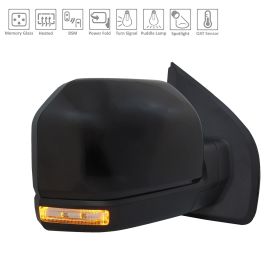 2019-2020 Ford Pickup F150 Passenger Side Power Door Towing Mirror