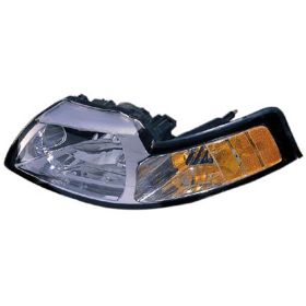 Ford Mustang 1999-2000 Driver Side Head Light Lens And Housing - FO2502160 OEM# [List of Available Parts]/Lights/Headlights