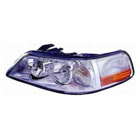 2003-2004 Lincoln Town Car Head Lamp Driver Side W/Hid HQ - FO2502185-3