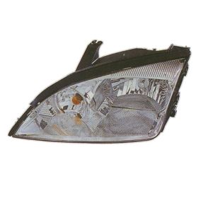 2005-2007 Ford Focus Head Lamp Driver Side Exclude Svt HQ - OEM# 7S4Z13008D - FO2502210-3