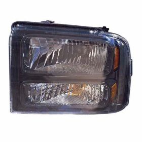 2005-2007 Ford Pickup F450 Superduty Head Lamp Driver Side Black Bezel W/Harley-Davidson Pkg HQ - OEM# 6C3Z13008DB - FO2502224-3