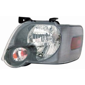 2007-2010 Ford Explorer Head Lamp Driver Side Smoked Lens HQ - OEM# 8L2Z13008B - FO2502230-3
