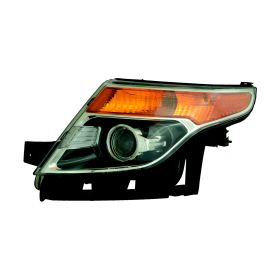 Ford Explorer 2011-2015 Driver Side Halogen Head Light Assembly - FO2502301