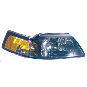 2001-2004 Ford Mustang Head Lamp Passenger Side Black Bezel HQ - OEM# 3R3Z13008CA - FO2503177-3