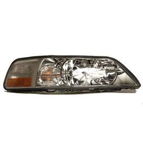 2003-2004 Lincoln Town Car Head Lamp Passenger Side W/O Hid HQ - OEM# 4W1Z13008AA - FO2503184-3