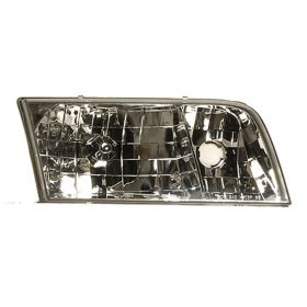 1998-2011 Ford Crown Victoria Head Lamp Passenger Side HQ - OEM# 4W7Z13008B - FO2503200-3