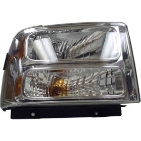 2005-2007 Ford Pickup F450 Superduty Head Lamp Passenger Side HQ - OEM# 6C3Z13008AB - FO2503217-3