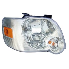 2006-2010 Ford Explorer Head Lamp Passenger Side Clear Lens HQ - OEM# 6L2Z13008AA - FO2503220-3