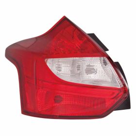Ford Focus 2012-2014 Driver Side Tail Light Assembly - FO2818152 OEM# DM5Z13405C