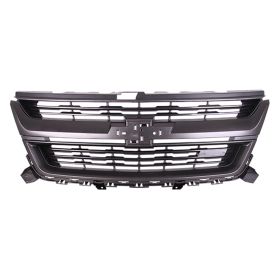 2015-2020 Chevrolet Colorado Grille Matte Black W/Gray Frontame Z-71 Model W/O Centennial Edition - OEM# 84244052 - GM1200746-3