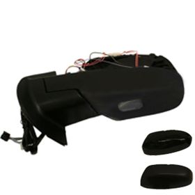 2007-2014 Chevrolet Suburban Mirror  Lh (Driver Side)- Power Heated- W/ Puddle, W/O Signal, W/O Dimmer W/Mem Power Fold-Black - GM1320377-2