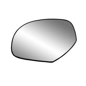 2007-2014 Cadillac Escalade - Driver Side Door Mirror Glass Assembly [encased In Backing] - GM1324136