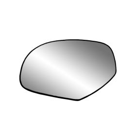 Cadillac Escalade Ext 2009-2013 Driver Side Door Mirror Glass Assembly [encased In Backing] - GM1324137