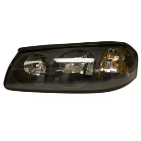 2004-2005 Chevrolet Impala Head Lamp Driver Side Black Bezel W/O Center Bulb Shield Feb 6Th 2004-05 HQ - OEM# 10356097 - GM2502248-3