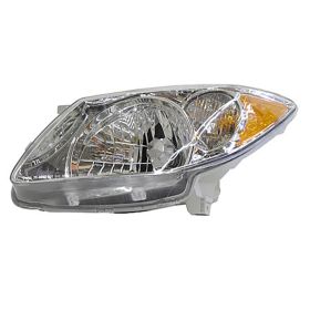 2005-2008 Pontiac Vibe Head Lamp Driver Side Chrome Housing HQ - OEM# 88973540 - GM2502249-3