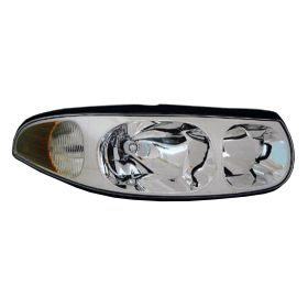 2000-2005 Buick Lesabre Head Lamp Passenger Side Ltd Model W/Fluted High Beam Surface W/Marker HQ - OEM# 25769598 - GM2503210-3