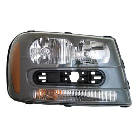 2002-2009 Chevrolet Trailblazer Head Lamp Passenger Side Exc 06-09 Lt Model HQ - OEM# 25970914 - GM2503213-3
