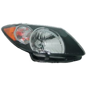 2003-2004 Pontiac Vibe Head Lamp Passenger Side Black Housing HQ - OEM# 88969942 - GM2503238-3