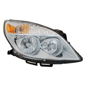2007 Saturn Aura Head Lamp Passenger Side 1St Design W/Bulb Shield For High Beam To 04/11/07 HQ - GM2503305-3