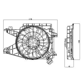 Chevrolet Corvette 2006-2009 Dual Purpose Fan Assembly - GM3115202
