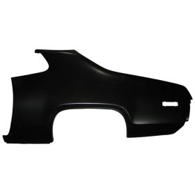 1971-1971 PLYMOUTH SATELLITE Driver Side Quarter Panel For Two-Door Car. Panel Is Full Size. - GMK243360171L