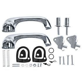 1964-1977 FORD BRONCO Driver And Passsenger Side Pair Of Outer Door Handles With Hardware - GMK302044064S