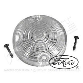 1967-1968 FORD MUSTANG Driver Or Passenger Side Park Light Lens With Logo - GMK3021070671