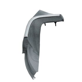 1967-1968 FORD MUSTANG Driver Side Quarter Panel Extension With Moulding Holes For Fastback - GMK3021611674L