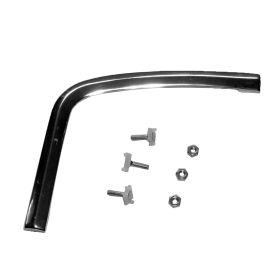 1967-1968 FORD MUSTANG Passenger Side Quarter Panel Extension Moulding For Fastback Models - GMK3021775672R