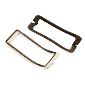 1968-1968 FORD MUSTANG Driver Or Passenger Side Tail Light Bezel With Mount Pad For All - GMK302184068