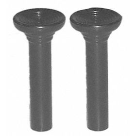 1967-1967 PONTIAC FIREBIRD Driver And Passenger Side Pair Of Black Door Lock Knobs - GMK4011491671P