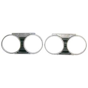 1967-1967 CHEVROLET CHEVELLE Driver And Passenger Side Pair Of Head Light Bezels - GMK403106067P